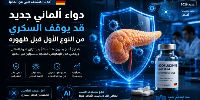 دواء ألماني جديد قد يمنع تطور السكري من النوع الأول قبل تدمير البنكرياس